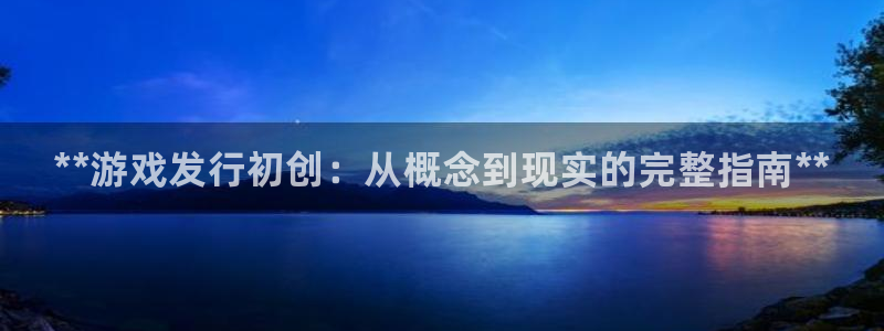 新城平台登录入口网站：**游戏发行初创：从概念到现实的完整指南**